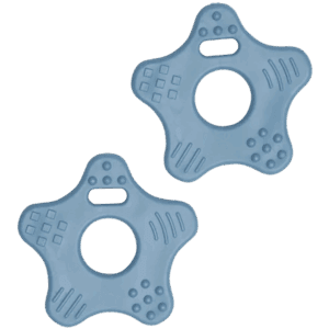 Soft TPE figure - star - 60 mm - 2 pcs.