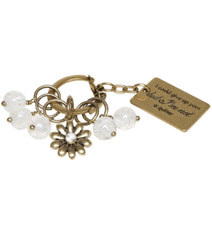 Stitch Marker, Ring w/Flower, set/6