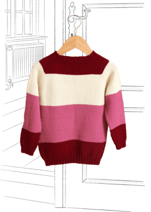 Stripe Raglan Sweater - Women & Plus size (XS - XL)