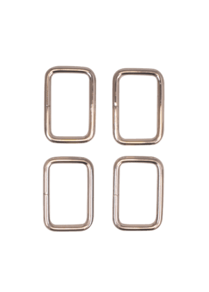 Firkantet ring, 4 pcs - 31 x 21 mm