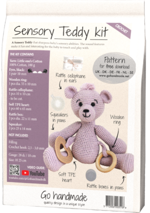 Sensory Teddy - Light Purple