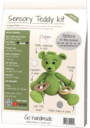 Sensory Teddy - Lime